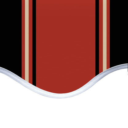 Tenda da Sole in Tela Arancione e Marrone 350x250 cm - homemem39