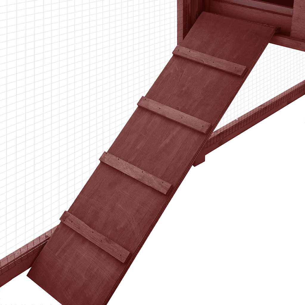 Conigliera per Esterni Grande Moca e Bianca in Legno di Abete - homemem39