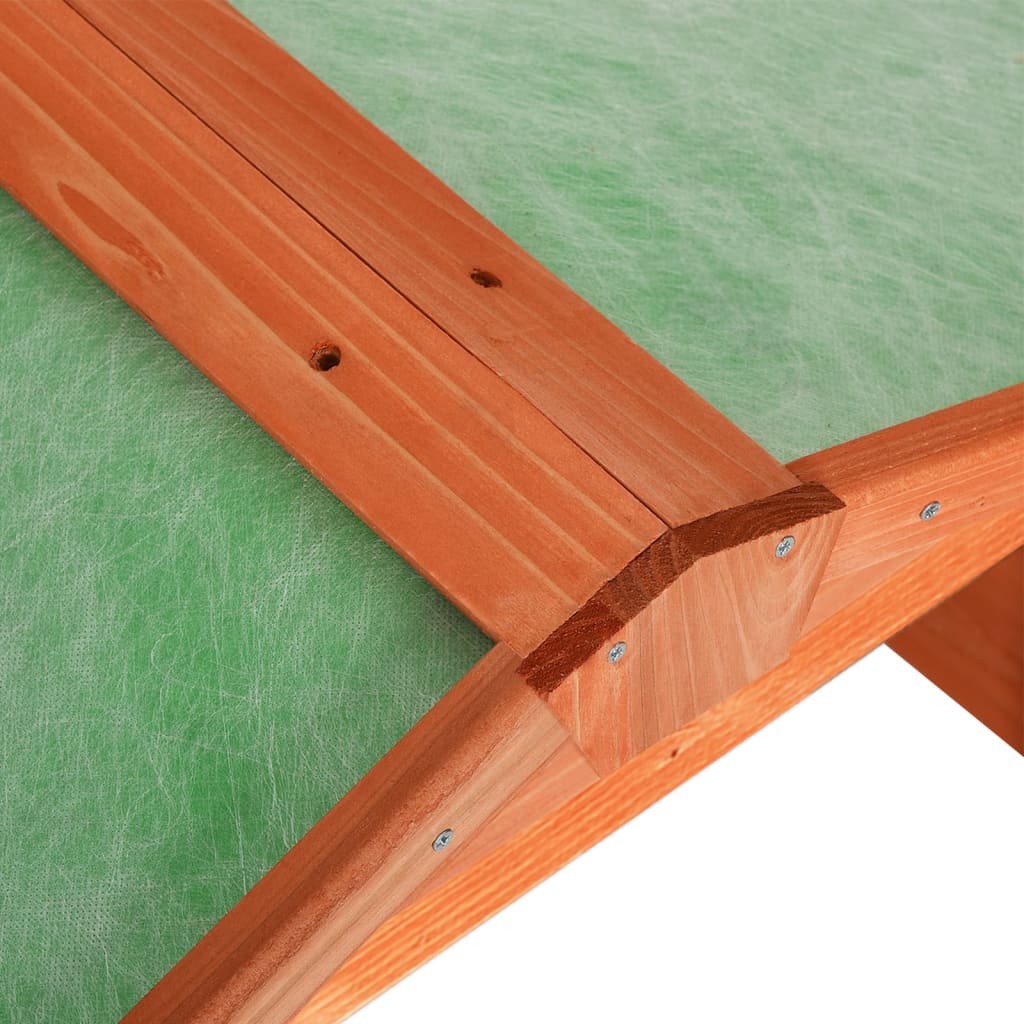 Casetta per Tosaerba Robotizzato 72x87x50 cm Massello di Abete - homemem39