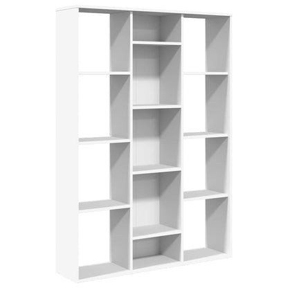 Libreria/Divisorio Bianco 100x24x140 cm in Legno Multistrato | homemem39