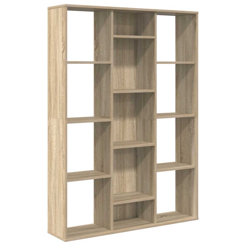 Libreria/Divisorio Rovere Sonoma 100x24x140cm Legno Multistrato | homemem39
