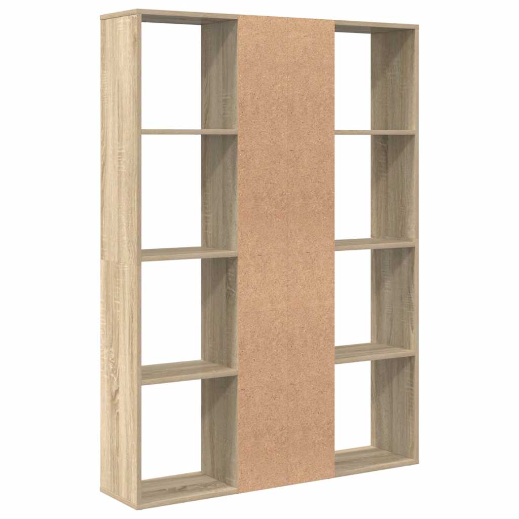 Libreria/Divisorio Rovere Sonoma 100x24x140cm Legno Multistrato | homemem39