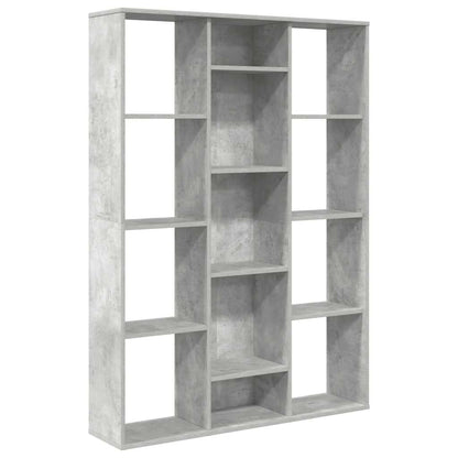 Libreria/Divisorio Grigio Cemento 100x24x140 cm in Multistrato | homemem39