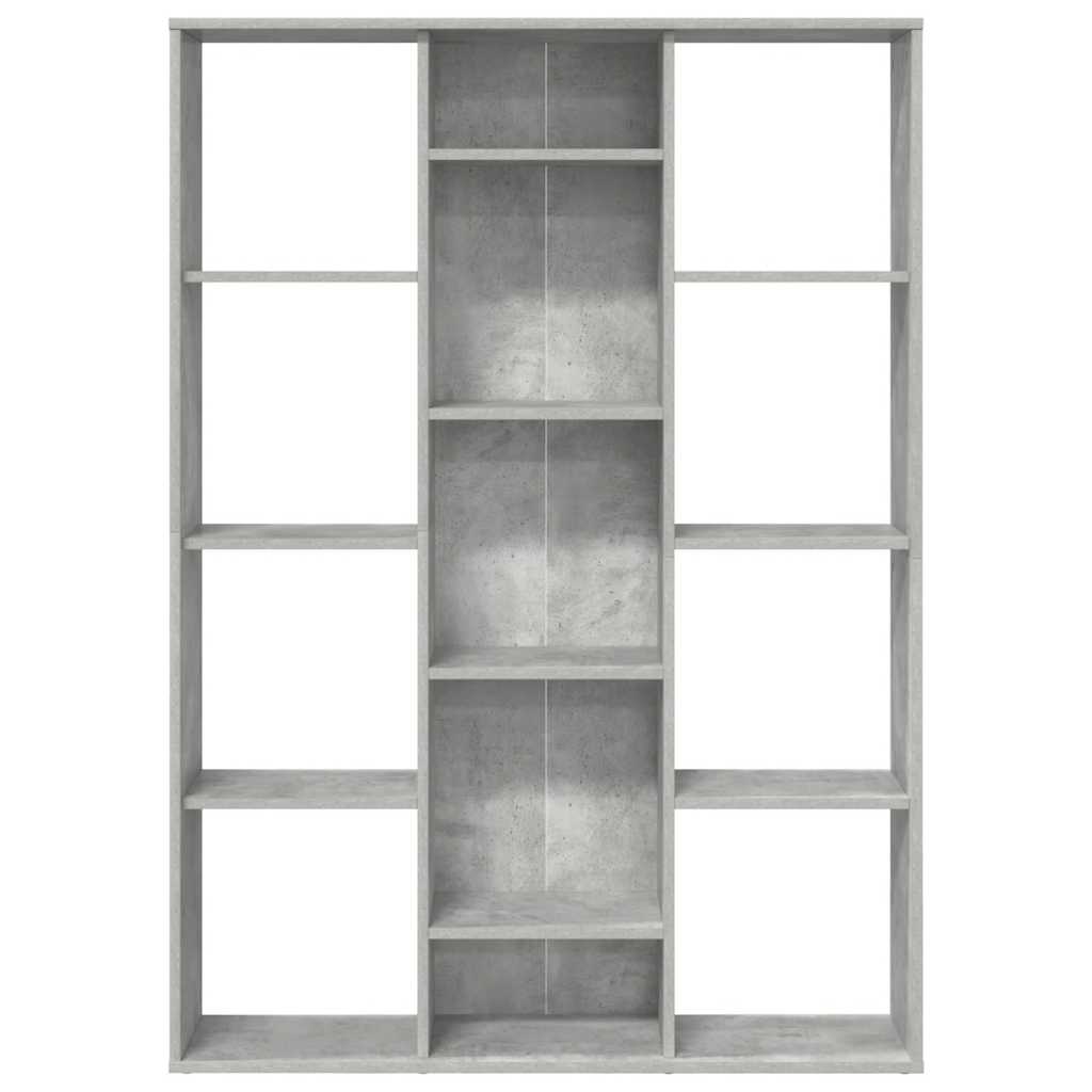 Libreria/Divisorio Grigio Cemento 100x24x140 cm in Multistrato - homemem39
