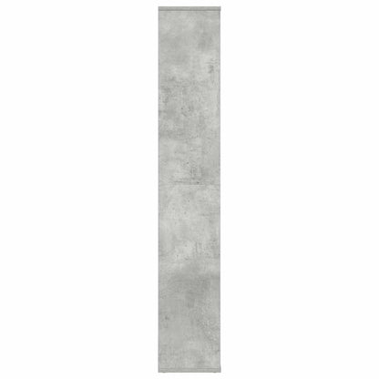 Libreria/Divisorio Grigio Cemento 100x24x140 cm in Multistrato