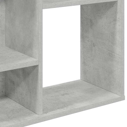 Libreria/Divisorio Grigio Cemento 100x24x140 cm in Multistrato | homemem39
