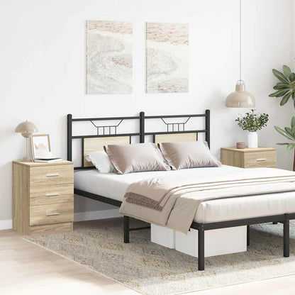 Comodini 2 pz Rovere Sonoma 38x35x56 cm in Legno Multistrato - homemem39