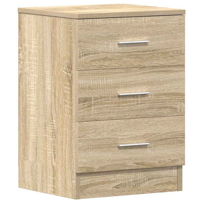 Comodini 2 pz Rovere Sonoma 38x35x56 cm in Legno Multistrato - homemem39