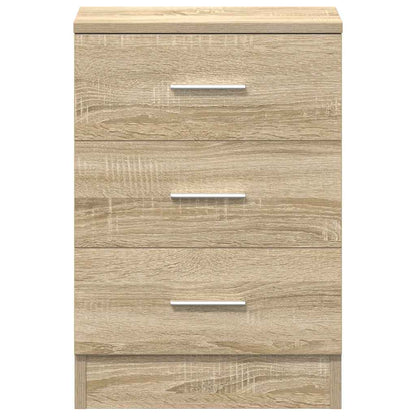 Comodini 2 pz Rovere Sonoma 38x35x56 cm in Legno Multistrato - homemem39