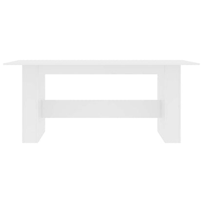 Tavolo da Pranzo Bianco 180x90x76 cm in Legno Multistrato