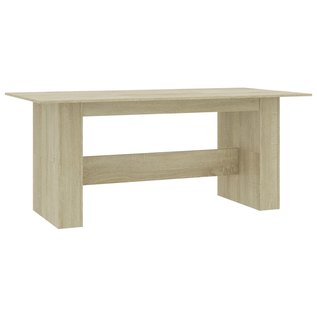 Tavolo da Pranzo Rovere Sonoma 180x90x76cm in Legno Multistrato - homemem39