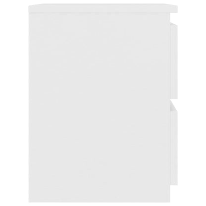 Comodino Bianco 30x30x40 cm Legno Ingegnerizzato - homemem39