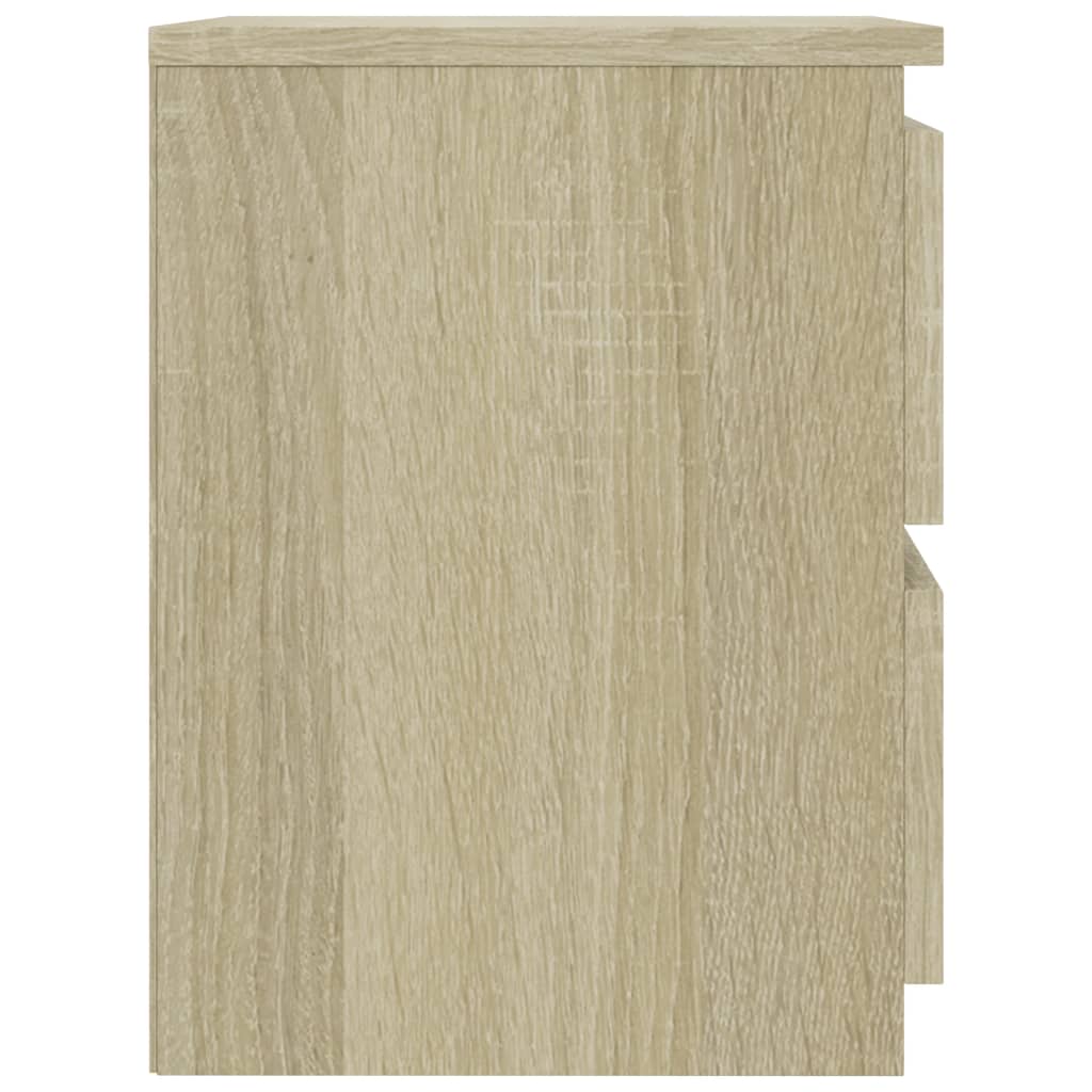 Comodino Rovere Sonoma 30x30x40 cm in Legno Multistrato - homemem39