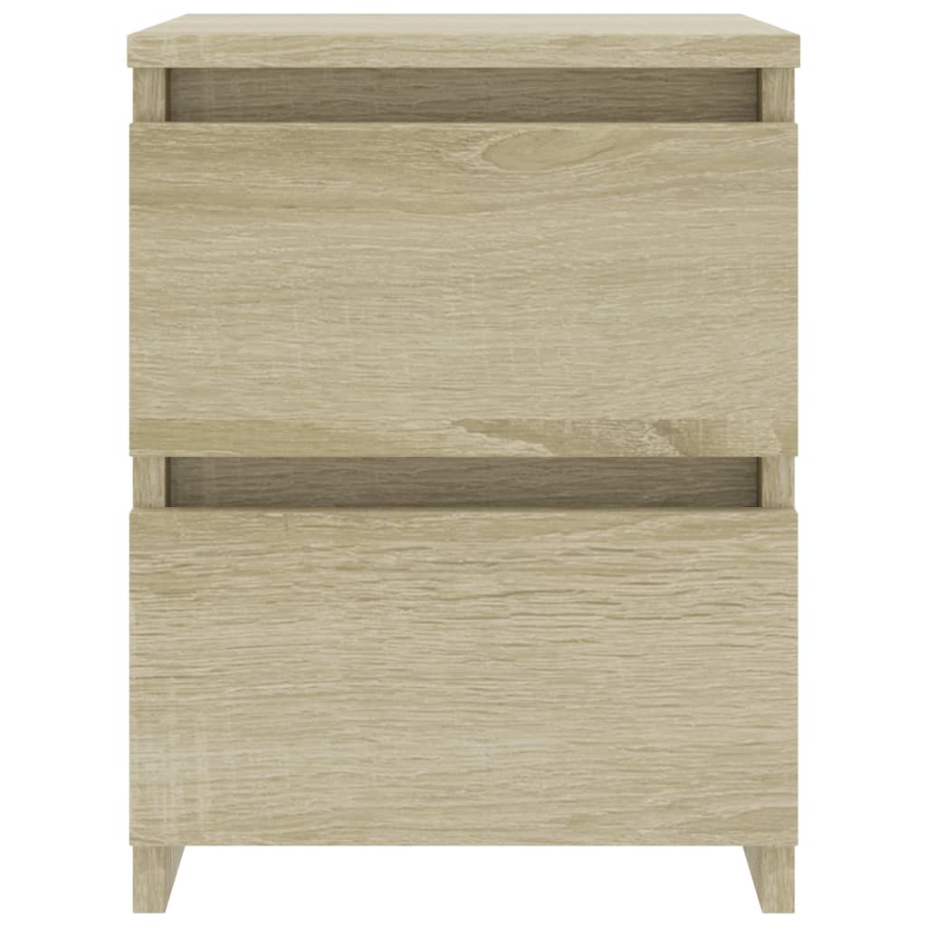 Comodini 2 pz Rovere Sonoma 30x30x40 cm in Legno Multistrato - homemem39