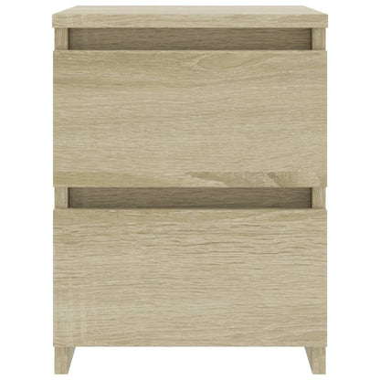 Comodini 2 pz Rovere Sonoma 30x30x40 cm in Legno Multistrato - homemem39