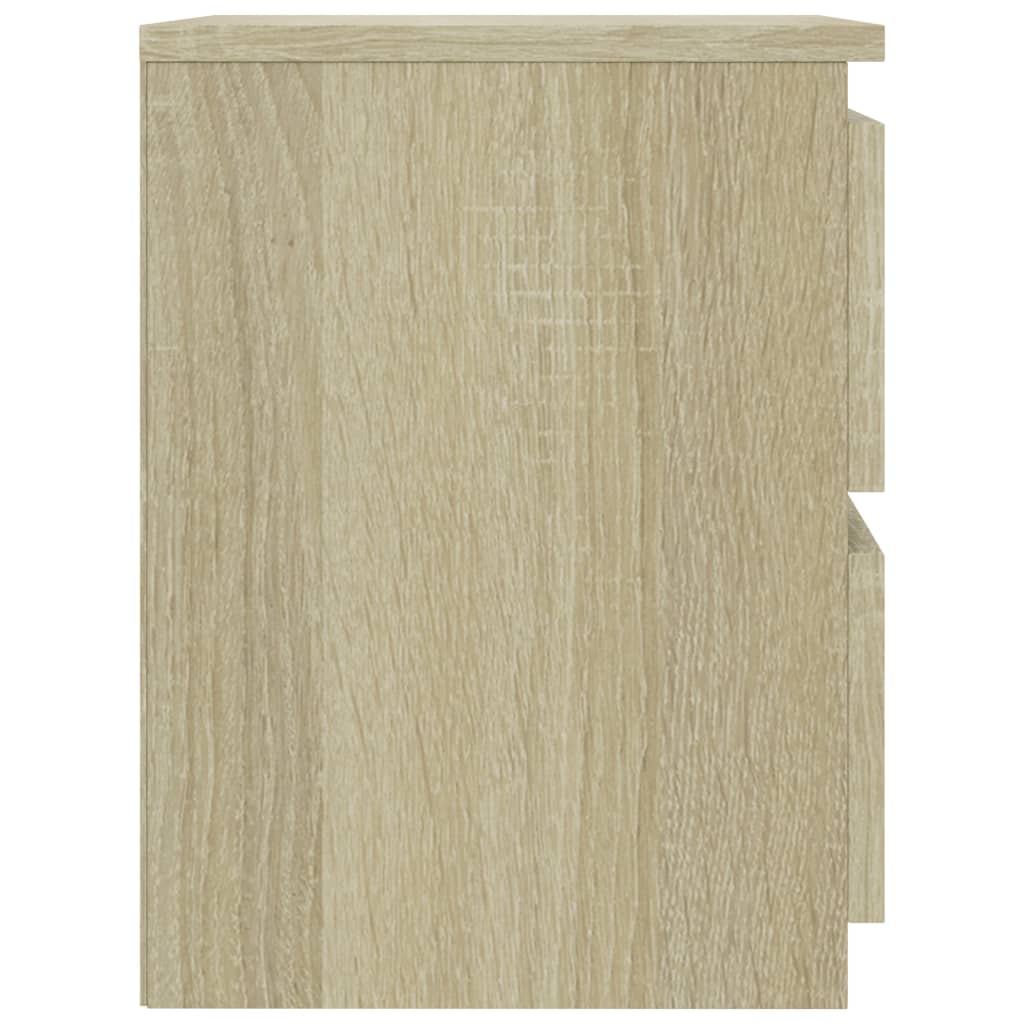 Comodini 2 pz Rovere Sonoma 30x30x40 cm in Legno Multistrato - homemem39