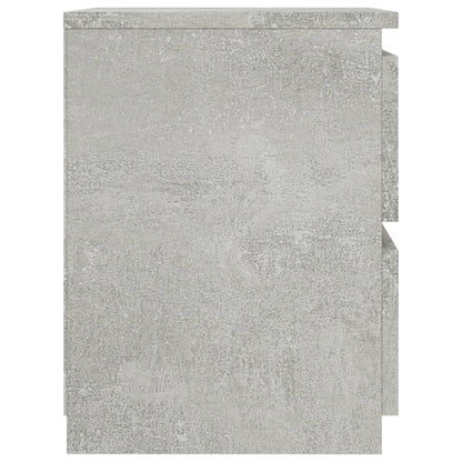 Comodini 2pz Grigio Cemento 30x30x40 cm in Legno Multistrato - homemem39