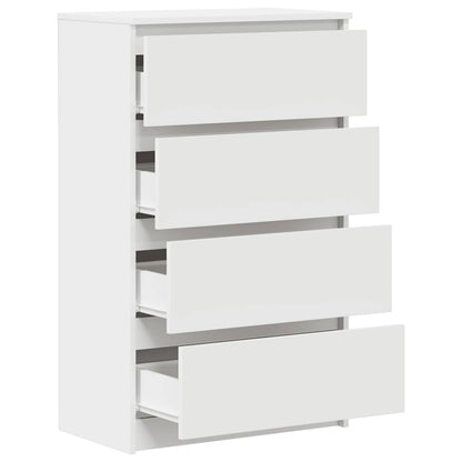 Credenza Bianca 60x35x98,5 cm in Legno Multistrato - homemem39