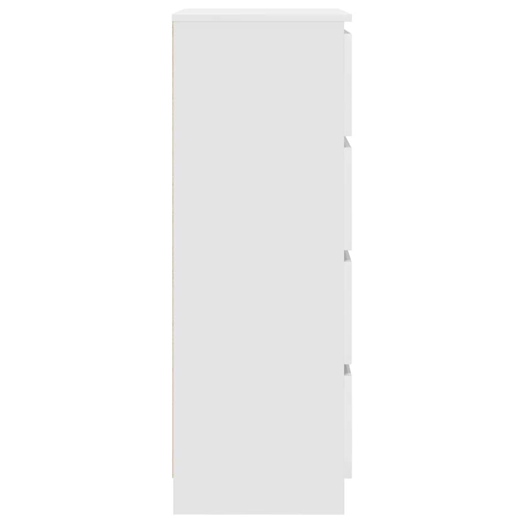 Credenza Bianca 60x35x98,5 cm in Legno Multistrato - homemem39