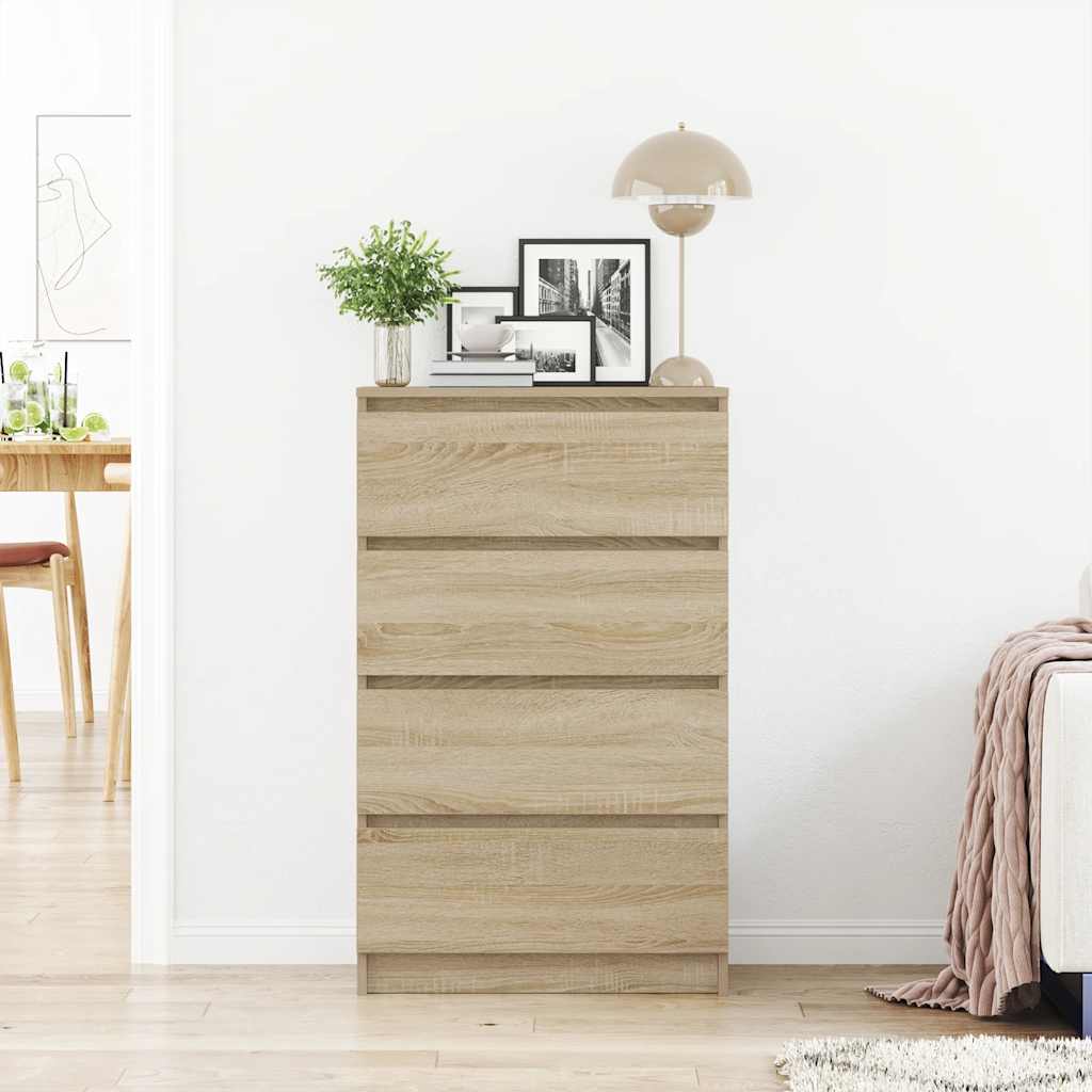 Credenza Rovere Sonoma 60x35x98,5 cm in Legno Multistrato - homemem39