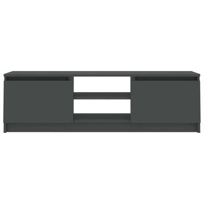 Mobile Porta TV Grigio 120x30x35,5 cm in Legno Multistrato | homemem39