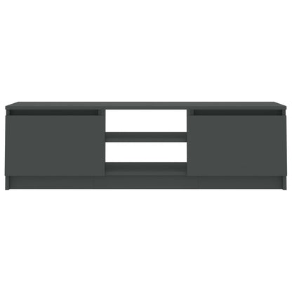 Mobile Porta TV Grigio 120x30x35,5 cm in Legno Multistrato