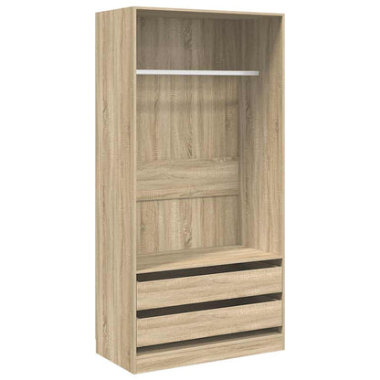 Armadio Rovere Sonoma 100x50x200 cm in Legno Multistrato