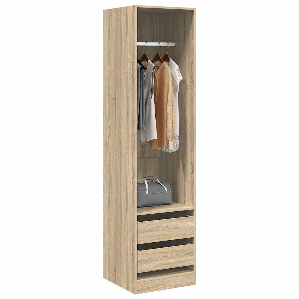 Armadio Cassetti 50x50x200 cm legno multistrato