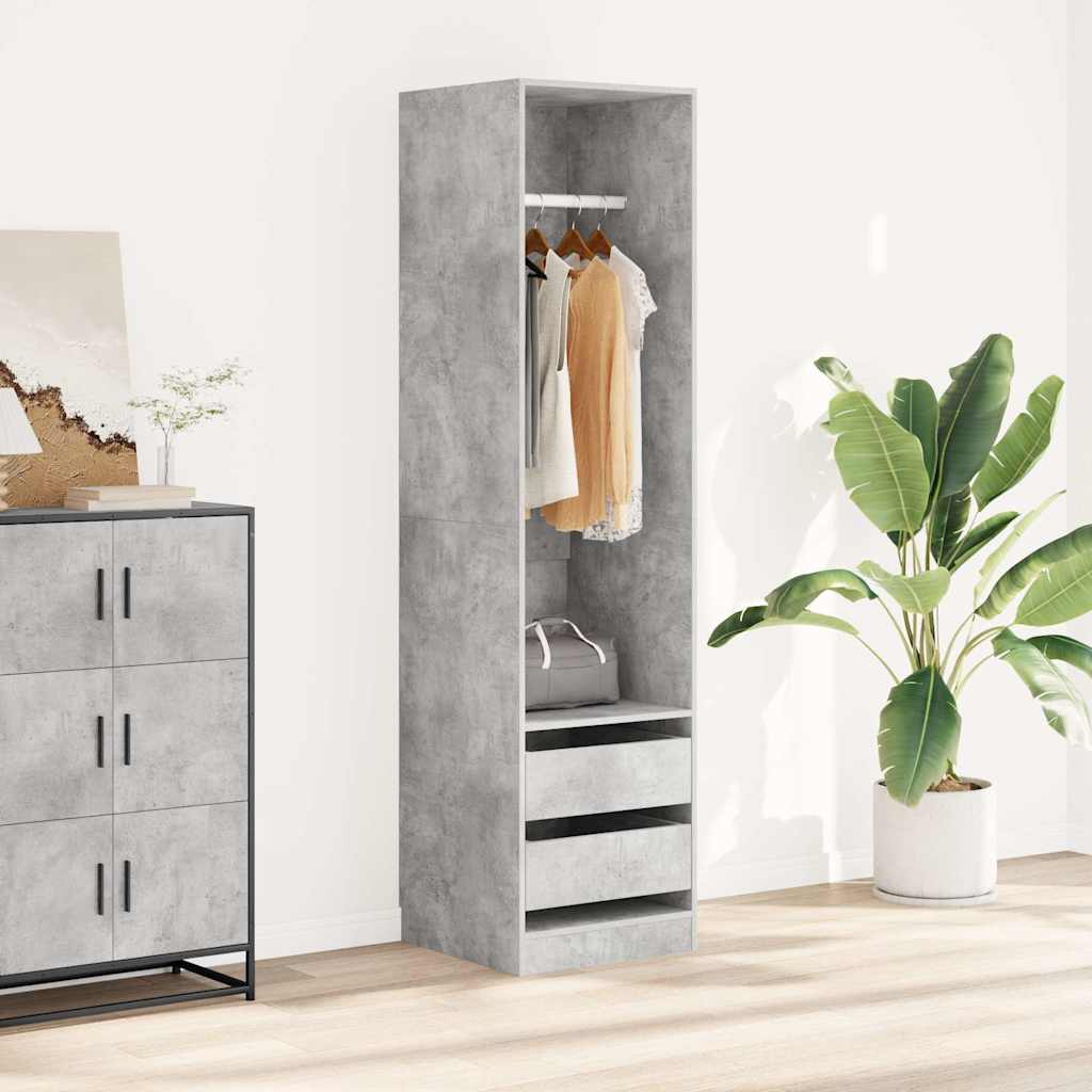 Armadio Cassetti 50x50x200 cm legno multistrato