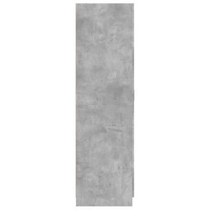 Armadio Grigio Cemento 80x52x180 cm in Legno Multistrato - homemem39