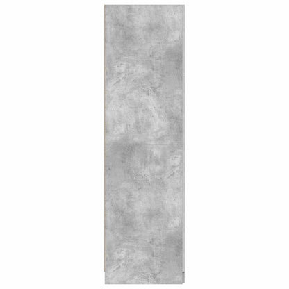 Armadio Grigio Cemento 80x52x180 cm in Legno Multistrato