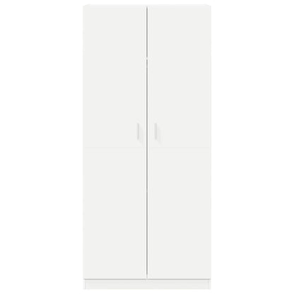 Armadio Bianco 90x52x200 cm in Legno Multistrato