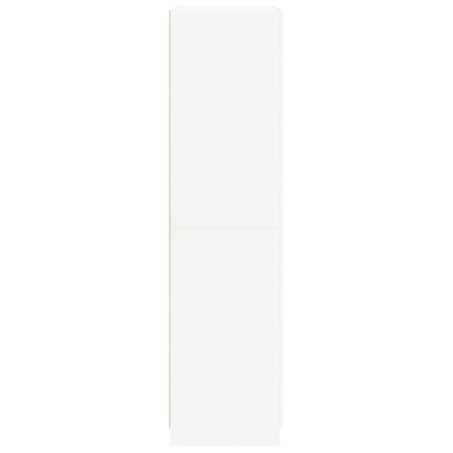 Armadio Bianco 90x52x200 cm in Legno Multistrato