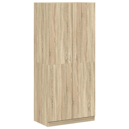 Armadio Rovere Sonoma 90x52x200 cm in Legno Multistrato