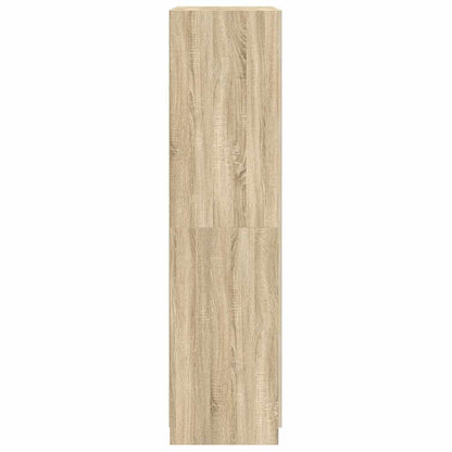 Armadio Rovere Sonoma 90x52x200 cm in Legno Multistrato