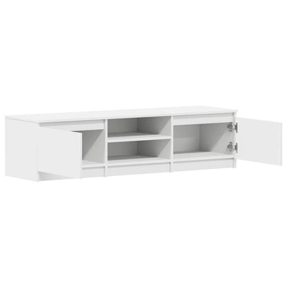 Mobile Porta TV Bianco 140x40x35,5 cm in Legno Multistrato - homemem39