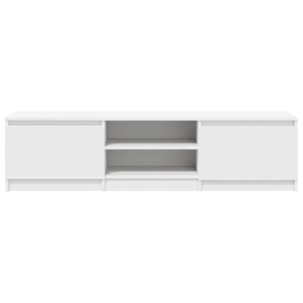 Mobile Porta TV Bianco 140x40x35,5 cm in Legno Multistrato - homemem39