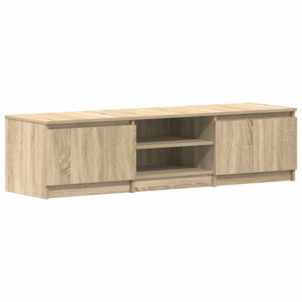 Mobile TV Rovere Sonoma 140x40x35,5 cm in Legno Multistrato