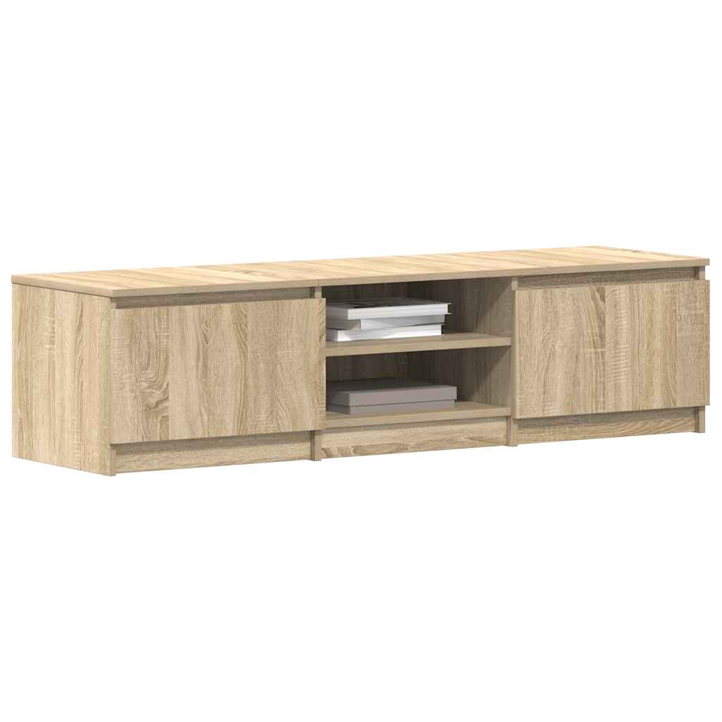 Mobile TV Rovere Sonoma 140x40x35,5 cm in Legno Multistrato