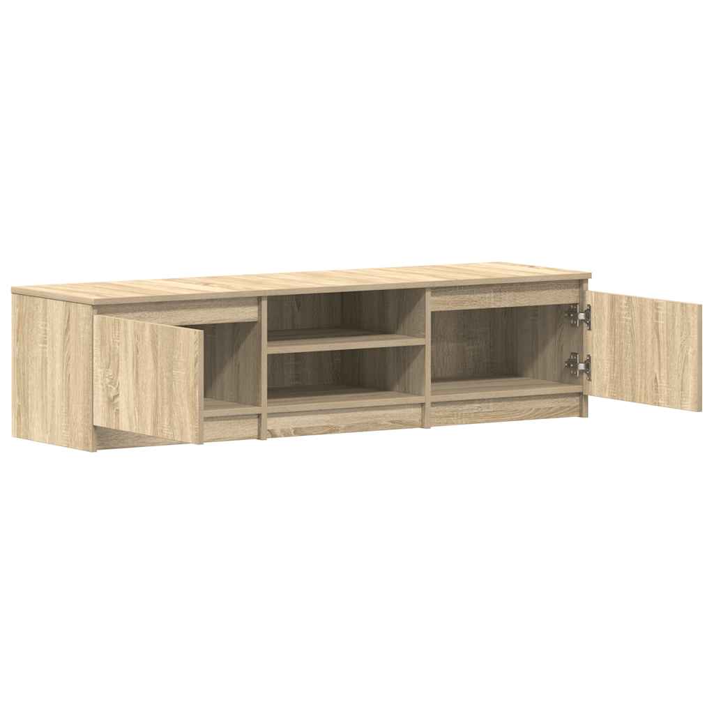 Mobile TV Rovere Sonoma 140x40x35,5 cm in Legno Multistrato | homemem39