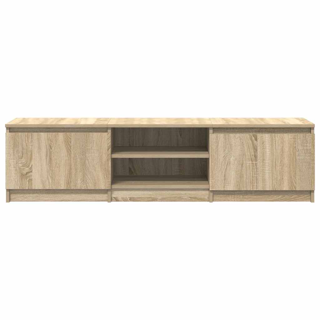 Mobile TV Rovere Sonoma 140x40x35,5 cm in Legno Multistrato | homemem39