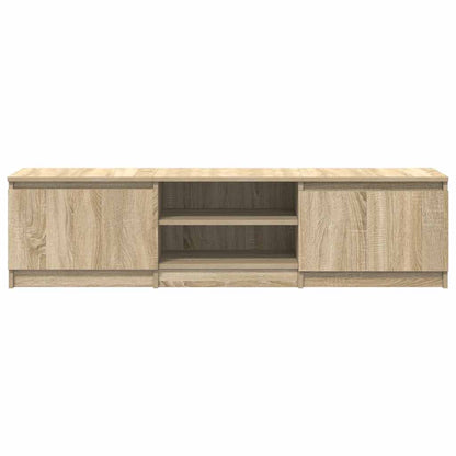 Mobile TV Rovere Sonoma 140x40x35,5 cm in Legno Multistrato