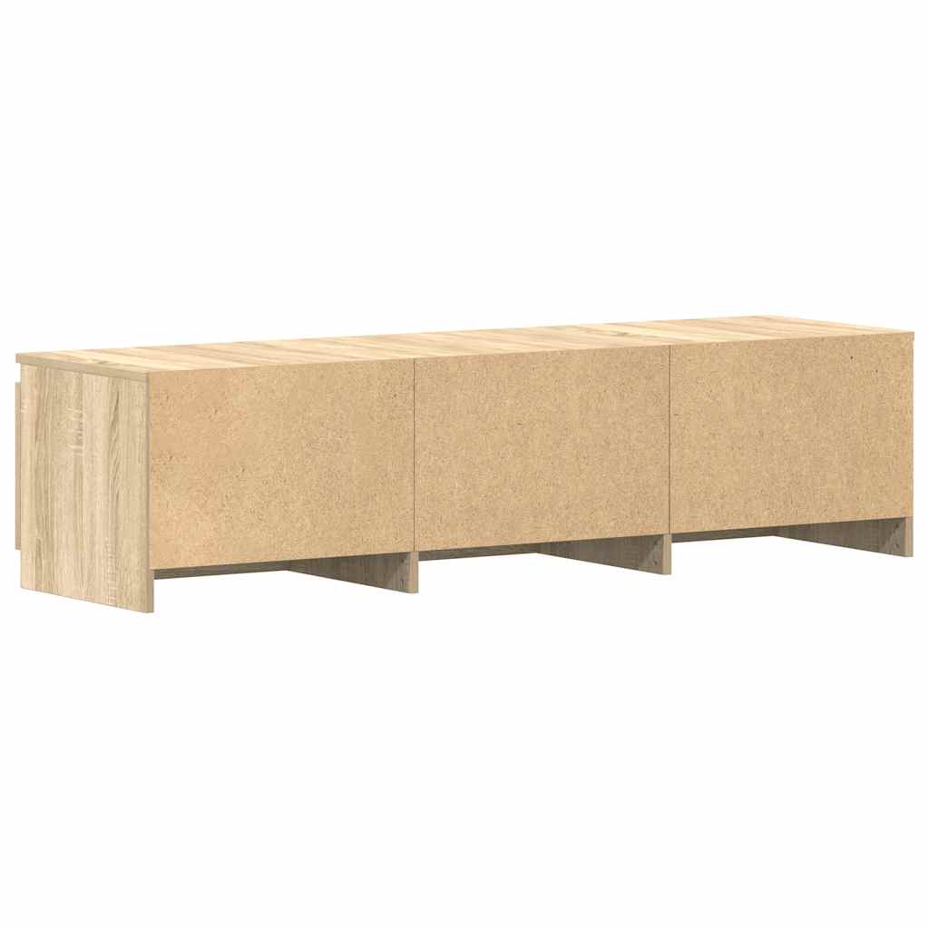 Mobile TV Rovere Sonoma 140x40x35,5 cm in Legno Multistrato