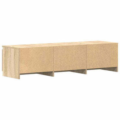 Mobile TV Rovere Sonoma 140x40x35,5 cm in Legno Multistrato