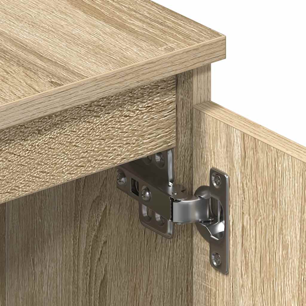 Mobile TV Rovere Sonoma 140x40x35,5 cm in Legno Multistrato