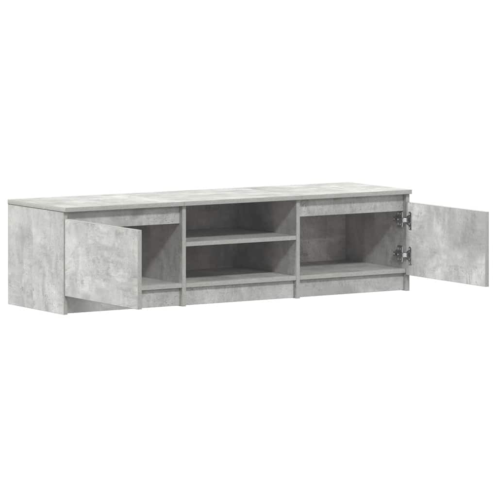 Mobile Porta TV Grigio Cemento 140x40x35,5 cm Legno Multistrato - homemem39
