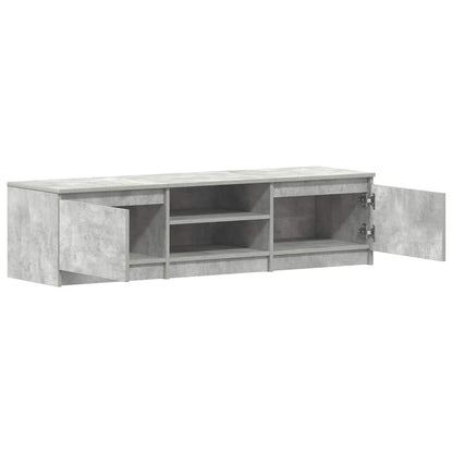 Mobile Porta TV Grigio Cemento 140x40x35,5 cm Legno Multistrato - homemem39