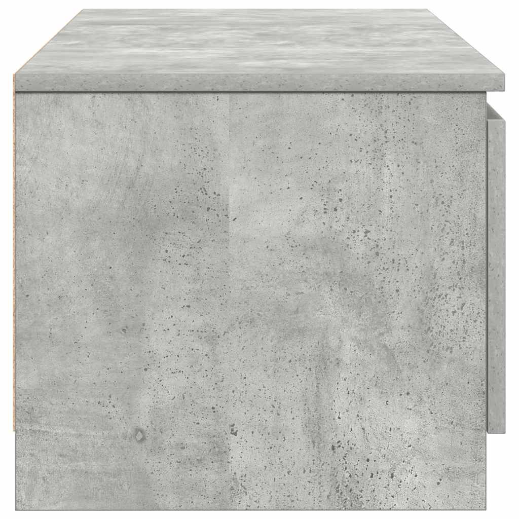 Mobile Porta TV Grigio Cemento 140x40x35,5 cm Legno Multistrato