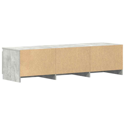 Mobile Porta TV Grigio Cemento 140x40x35,5 cm Legno Multistrato