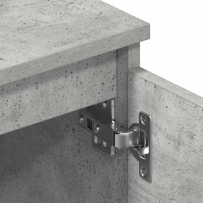 Mobile Porta TV Grigio Cemento 140x40x35,5 cm Legno Multistrato